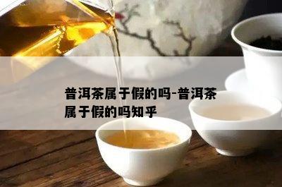 普洱茶属于假的吗-普洱茶属于假的吗知乎