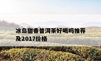 冰岛甜香普洱茶好喝吗推荐及2017价格