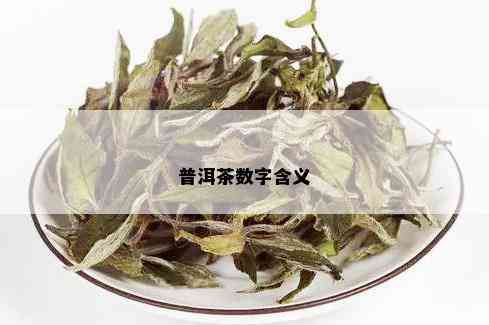 普洱茶数字含义