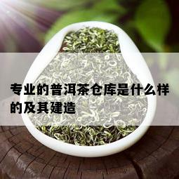 专业的普洱茶仓库是什么样的及其建造