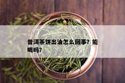 普洱茶饼出油怎么回事？能喝吗？