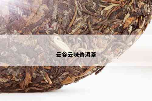 云谷云味普洱茶