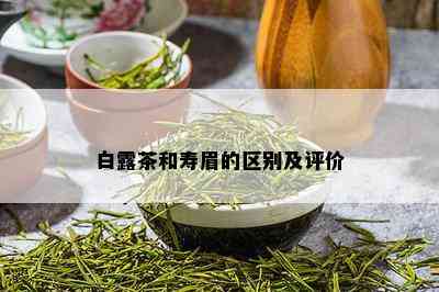 白露茶和寿眉的区别及评价