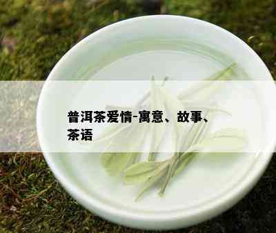 普洱茶爱情-寓意、故事、茶语