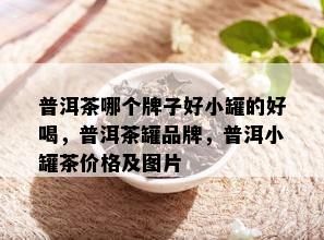 普洱茶哪个牌子好小罐的好喝，普洱茶罐品牌，普洱小罐茶价格及图片