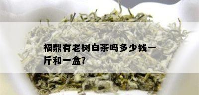 福鼎有老树白茶吗多少钱一斤和一盒？