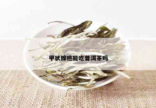 甲状腺癌能吃普洱茶吗