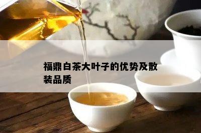 福鼎白茶大叶子的优势及散装品质