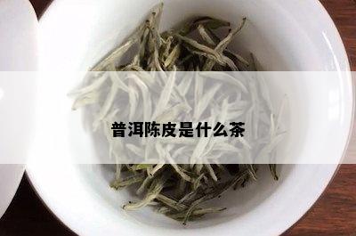 普洱陈皮是什么茶