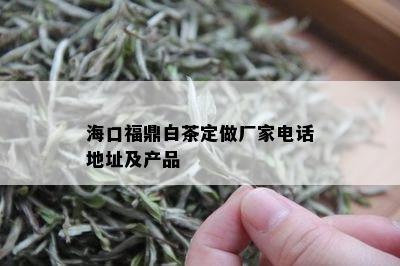 海口福鼎白茶定做厂家电话地址及产品