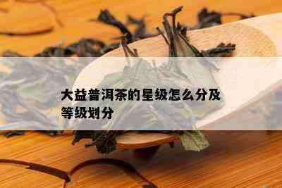 大益普洱茶的星级怎么分及等级划分