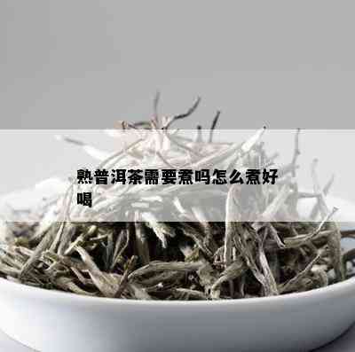 熟普洱茶需要煮吗怎么煮好喝