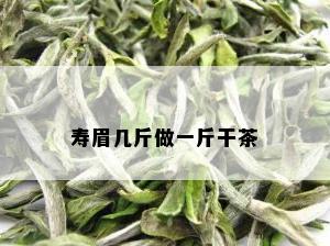 寿眉几斤做一斤干茶