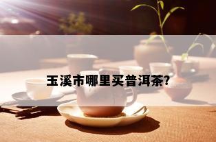 玉溪市哪里买普洱茶？