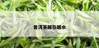 普洱茶越存越水