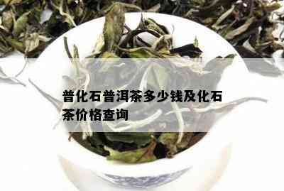 普化石普洱茶多少钱及化石茶价格查询