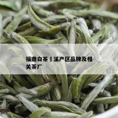 福鼎白茶磻溪产区品牌及相关茶厂