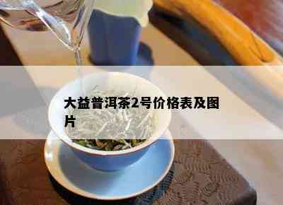 大益普洱茶2号价格表及图片