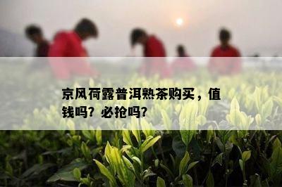 京风荷露普洱熟茶购买，值钱吗？必抢吗？