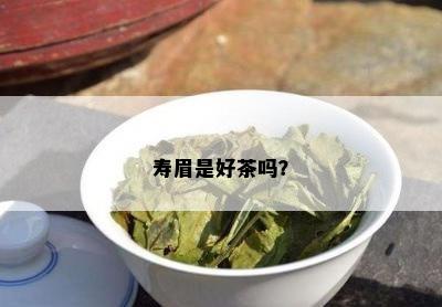 寿眉是好茶吗？