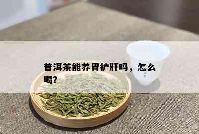 普洱茶能养胃护肝吗，怎么喝？