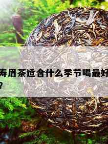 寿眉茶适合什么季节喝更好？