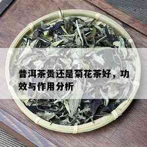 普洱茶贵还是菊花茶好，功效与作用分析