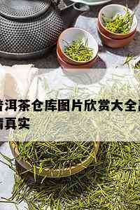 普洱茶仓库图片欣赏大全高 *** 实