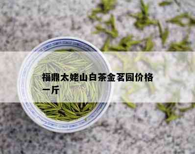 福鼎太姥山白茶金茗园价格一斤