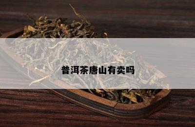 普洱茶唐山有卖吗