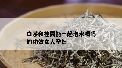 白茶和桂圆能一起泡水喝吗的功效女人孕妇