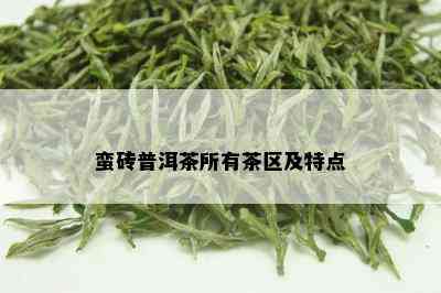 蛮砖普洱茶所有茶区及特点