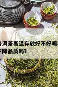 普洱茶高温存放好不好喝和下降品质吗？