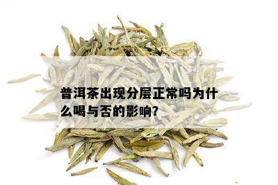 普洱茶出现分层正常吗为什么喝与否的影响？