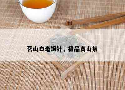 茗山白毫银针，极品高山茶