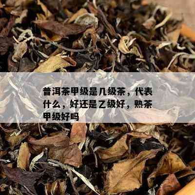 普洱茶甲级是几级茶，代表什么，好还是乙级好，熟茶甲级好吗