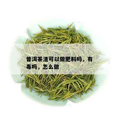 普洱茶渣可以做肥料吗，有吗，怎么做