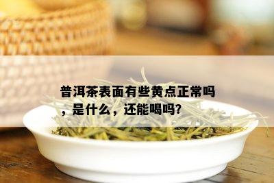 普洱茶表面有些黄点正常吗，是什么，还能喝吗？