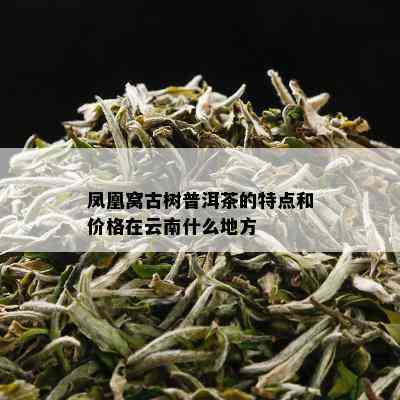 凤凰窝古树普洱茶的特点和价格在云南什么地方