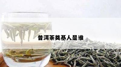 普洱茶奠基人是谁