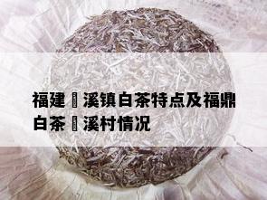 福建磻溪镇白茶特点及福鼎白茶磻溪村情况