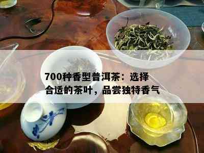 700种香型普洱茶：选择合适的茶叶，品尝独特香气