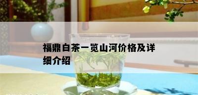 福鼎白茶一览山河价格及详细介绍