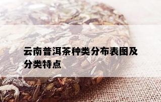 云南普洱茶种类分布表图及分类特点