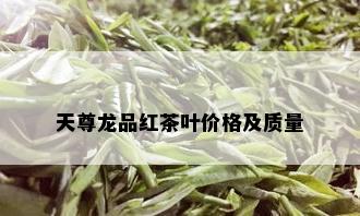 天尊龙品红茶叶价格及质量