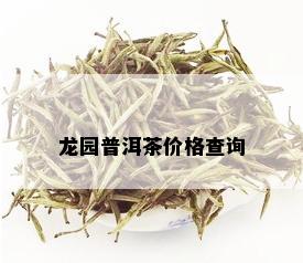 龙园普洱茶价格查询