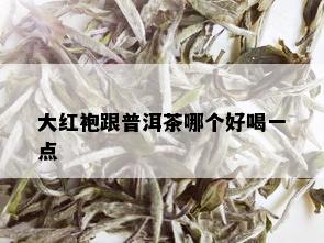 大红袍跟普洱茶哪个好喝一点