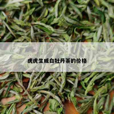 虎虎生威白牡丹茶的价格