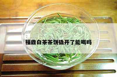 福鼎白茶茶饼撬开了能喝吗