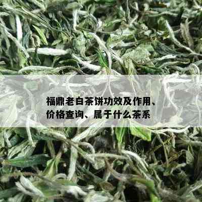 福鼎老白茶饼功效及作用、价格查询、属于什么茶系